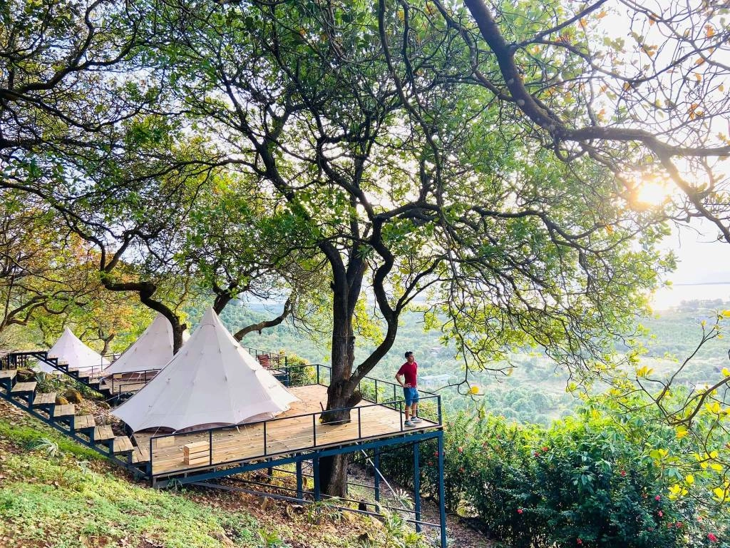 Cắm trại - Glamping tại Hồ Trị An