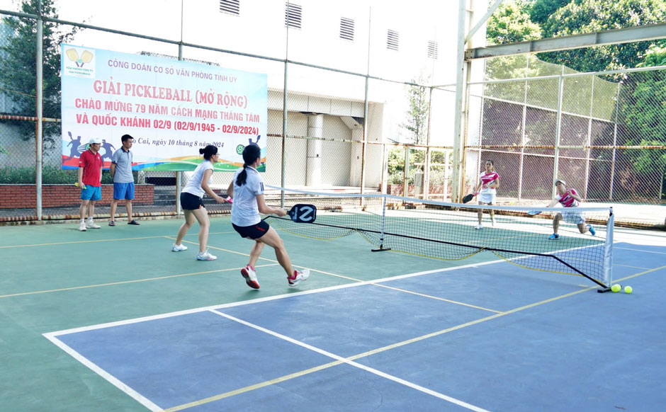 Chương trình Giải Pickleball cộng đồng Lào Cai