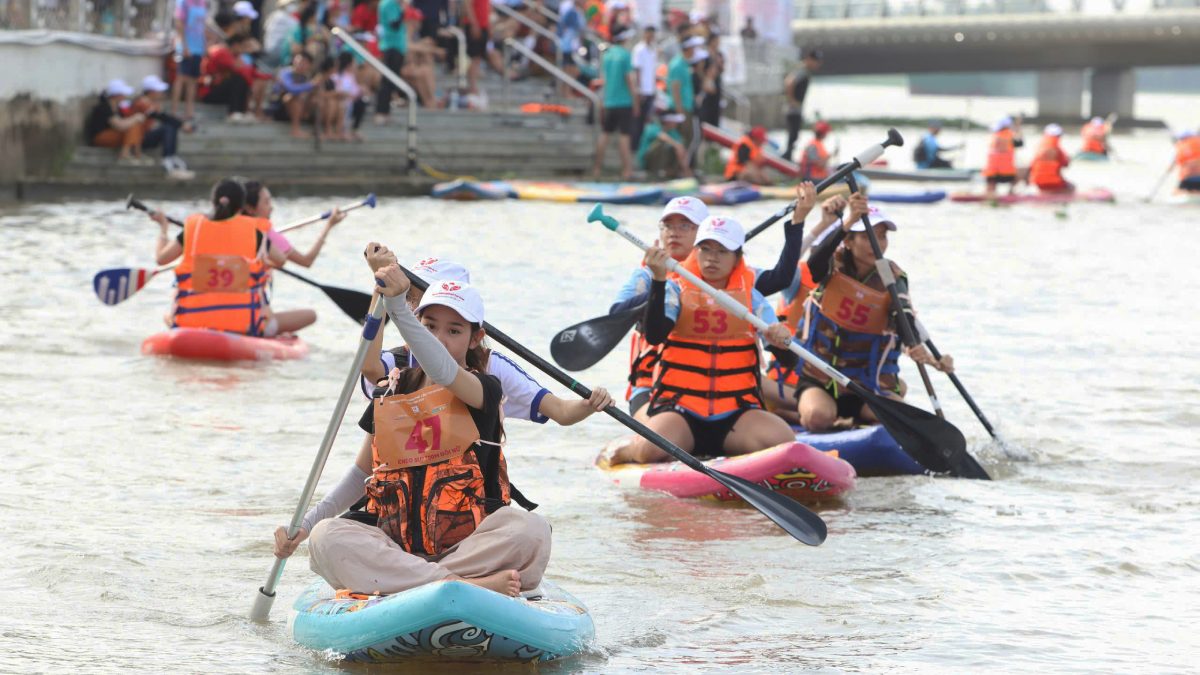 Giải Đua thuyền ván SUP Thành phố Cần Thơ