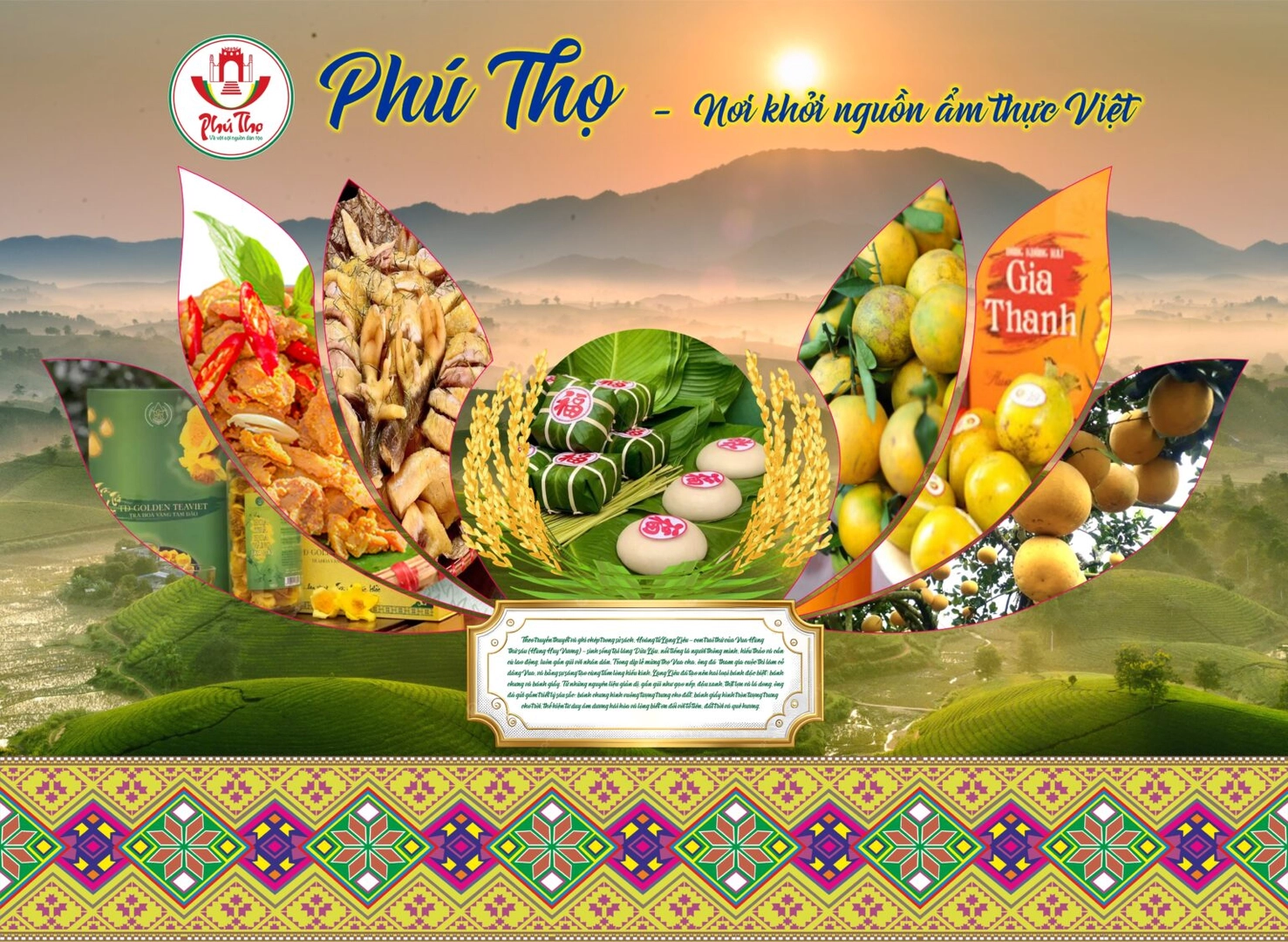 Trưng bày “Sắc màu văn hóa và sản vật Phú Thọ”