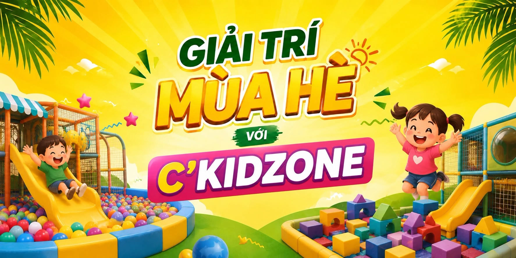 Miễn phí vui chơi tại C'Kidzone Huế